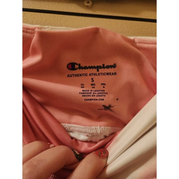 Champion Womens Leggings In Cloud Pink NWT Small - Picture 5 of 5